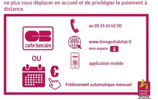 Avec Limoges habitat, je paie...