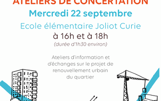 #RenouvellementUrbain Des ateliers d'informations et...